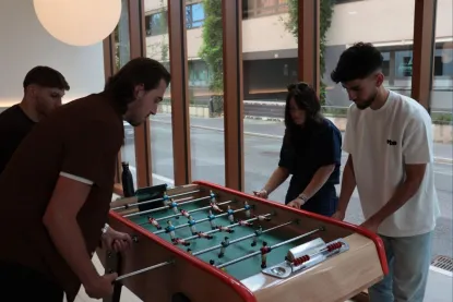 Des étudiants de Pigier Nancy jouent au babyfoot Des-etudiants-de-Pigier-Nancy-jouent-au-babyfoot